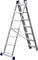 СИБИН 7 ступеней, со стабилизатором, алюминиевая, трехсекционная лестница (38833-07) - фото 43325