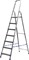 СИБИН 7 ступеней, 145 см, алюминиевая стремянка (38801-7) 38801-7