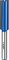 ЗУБР 20x60мм, хвостовик 12мм, фреза пазовая прямая с нижними подрезателями, серия Профессионал - фото 43801