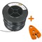 Струна 3,3 мм х 236 м STIHL круглого сечения чёрный + Шнайдер 0000 930 2290Ш