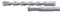 Бур SDS-PLUS 12x150x210 Makita D-00234 T.C.T • SDS-PLUS • 12 x 210 мм • 2 режущие кромки D-00234