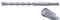 Бур SDS-PLUS 22x200x260 Makita D-00371 T.C.T • SDS-PLUS • 22 x 260 мм • 2 режущие кромки D-00371