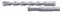 Бур SDS-PLUS 24x400x460 Makita D-16302 T.C.T • SDS-PLUS • 24 x 460 мм • 2 режущие кромки D-16302