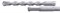 Бур SDS-PLUS 26x400x460 Makita D-15263 T.C.T • SDS-PLUS • 26 x 460 мм • 2 режущие кромки D-15263