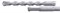 Бур SDS-PLUS 28x400x460 Makita D-16318 T.C.T • SDS-PLUS • 28 x 460 мм • 2 режущие кромки D-16318