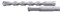 Бур SDS-PLUS 30x400x460 Makita D-17572 T.C.T • SDS-PLUS • 30 x 460 мм • 2 режущие кромки D-17572