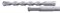 Бур SDS-PLUS 8x50x110 Makita D-00125 T.C.T • SDS-PLUS • 8 x 110 мм • 2 режущие кромки D-00125