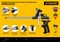 STAYER Hercules, тефлоновый пистолет для монтажной пены, шт 06861_z03