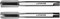 STAYER M10 х 1.0 2 шт, комплект метчиков (28025-10-1.0-H2) 28025-10-1.0-H2