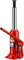 STAYER RED FORCE, в кейсе, 2 т, 181 - 345 мм, бутылочный гидравлический домкрат, Professional (43160, шт 43160-2-K_z01