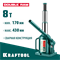 KRAFTOOL DOUBLE RAM, 8 т, 170 - 430 мм, с увеличенным подъемом, двухштоковый бутылочный домкрат (43463-8) 43463-8