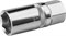 KRAFTOOL 1/2″, 16 мм, свечная торцовая головка с резиновой вставкой (27812-16) 27812-16_z01