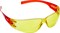 Облегчённые жёлтые защитные очки ЗУБР МАСТЕР широкая монолинза, открытого типа - фото 45185