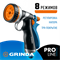 GRINDA PROLine RM-8, 8 режимов, курок сзади, пистолет поливочный металлический с TPR, шт 8-427143_z02
