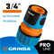 Быстросъёмный соединитель,GRINDA TC-34 3/4″ для шланга PROLine (8-426426), шт 8-426426_z01