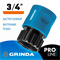 GRINDA PROLine TT-34I, соеденитель быстросъемный для шланга 3/4″, с внутренней резьбой, шт 8-426501