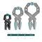 KRAFTOOL RC-38, 38 х 38 мм, зажимная струбцина (32224-04) 32224-04