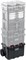 KETER STACKNROLL, 525 х 411 х 560 мм, (21″), пластиковый ящик-тележка на колесах (38397) 38397