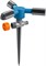 GRINDA RR-P, 75 м, 2 полив, 3 сопла, на пике, ударопрочный пластик, круговой распылитель, PROLine (40341) 40341_z03