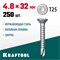 KRAFTOOL DS-C, 32 х 4.8 мм, А2, сверло, потайная головка, ТХ25, 250 шт, саморез нержавеющий (300932-48-032) 300932-48-032