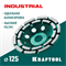 KRAFTOOL Double d 125 мм, Двухрядная алмазная шлифовальная чашка, INDUSTRIAL (33369-125), шт 33369-125