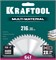 KRAFTOOL Multi Material, 216 х 30 мм, 64Т, пильный диск по алюминию (36953-216-30) 36953-216-30