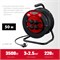 MIRAX ПВС, 3 х 2.5 мм2, 50 м, 3500 Вт, IP44, силовой удлинитель на катушке (55051-50) 55051-50