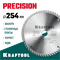 KRAFTOOL Precision, 254 х 30 мм, 60Т, пильный диск по дереву (36952-254-30), шт 36952-254-30