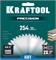 KRAFTOOL Precision, 254 х 30 мм, 60Т, пильный диск по дереву (36952-254-30), шт 36952-254-30