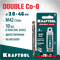 KRAFTOOL DOUBLE Сo-8 3.0х46мм, Сверло двухстороннее по металлу, сталь M42(+8%Co), класс А (29654-3.0-10) 29654-3.0-10