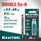KRAFTOOL DOUBLE Сo-8 3.3х49мм, Сверло двухстороннее по металлу, сталь M42(+8%Co), класс А (29654-3.3-10) 29654-3.3-10