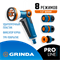 GRINDA Х-812, питолет поливочный X-8, коннектор 1/2, конектор 1/2 с автостопом, адаптер с внутр. резьбой 1/2 х 3/4, набор поливочный PROLine (429168) 429168