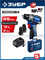 ЗУБР КОМПАКТ #3, 12 В, 45 Н·м, 2 АКБ тип Т7 (2 А·ч), дрель-шуруповерт, BRUSHLESS, кейс, Профессионал, шт DB-121-22