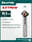 KRAFTOOL EXTREM, d 16.5х10х60 мм, Z3, 90°, сталь M35, U-образная спираль, зенковка (29734-8) 29734-8