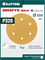 KRAFTOOL Giraffe GOLD-6 225 мм, Р320, шлифовальный круг на липучке, 6 отв. (35652-320) 35652-320