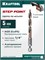 KRAFTOOL STEP POINT, d 5.0 х 91 мм, сверло по металлу для винтовёртов и шуруповертов IMPACT READY (29653-5) 29653-5