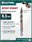 KRAFTOOL STEP POINT, d 6.5 х 107 мм, сверло по металлу для винтовёртов и шуруповертов IMPACT READY (29653-6.5) 29653-6.5