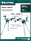KRAFTOOL MSA-1200, (1120-2650)х765х970 мм, алюминиевый стол для торцовочных пил без ручки и колес (38782-1) 38782-1