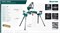 KRAFTOOL MSA-1200, (1120-2650)х765х970 мм, алюминиевый стол для торцовочных пил без ручки и колес (38782-1) 38782-1