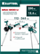 KRAFTOOL MSA-1200 U, (1120-2650)х765х970 мм, алюминиевый мобильный стол для торцовочных пил с ручкой и колесами (38782-2) 38782-2