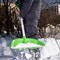 Лопата для уборки снега пластиковая Profi, 415 х 445 х 1500 мм, алюминиевый черенок, Россия, Сибртех 61492