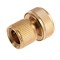 Соединитель латунный, быстросъемный для шланга 3/4 Palisad 66260