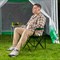 Стул складной с подлокотниками и подстаканником 81 х 51 х 86 см Camping Palisad 69608