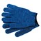 Перчатки трикотажные усиленные, гелевое ПВХ-покрытие, 7 класс, синие Россия Сибртех 68183