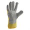 Перчатки спилковые комбинированные, усиленные, утолщенные, размер XL, Сибртех 67903