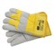 Перчатки спилковые комбинированные, усиленные, утолщенные, размер XL, Сибртех 67903
