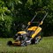 Газонокосилка бензиновая GLD-460, 146 куб.см, ширина 46 см, ручная, 7 уровней, травосборник 50 л Denzel 58802