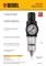 Фильтр-регулятор FR1500, 10 бар, 1500 л/мин, 1/4" Denzel 57459